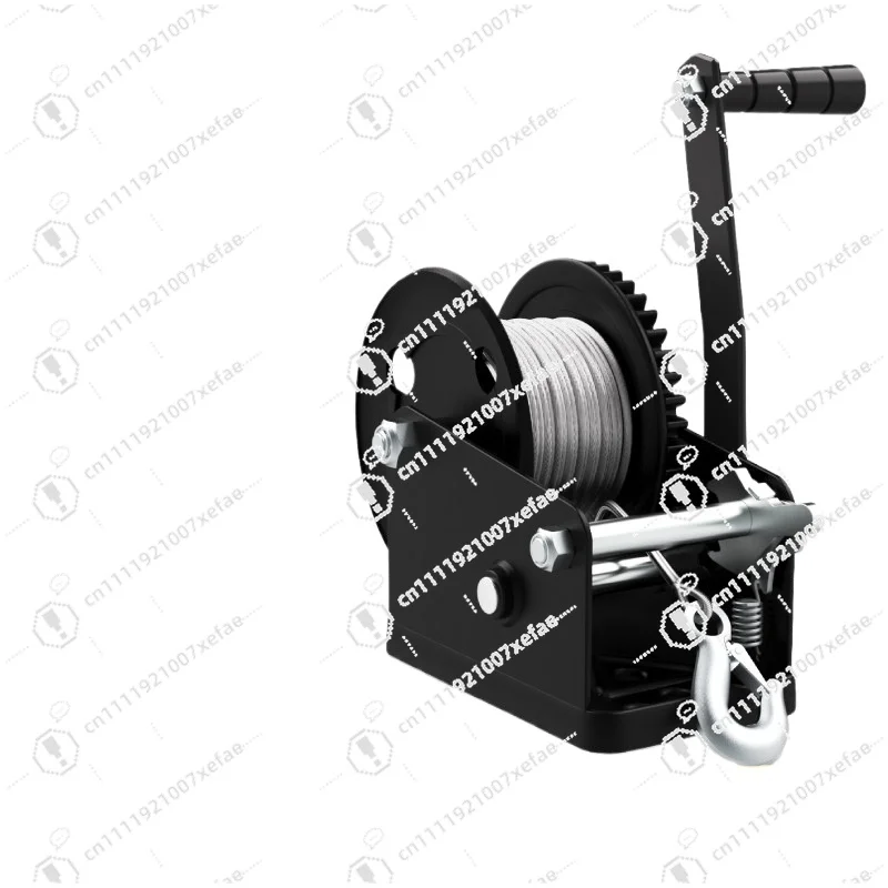Self Locking Hand Winch Manual Hoist Wire Rope Small Crane for Household Lifting