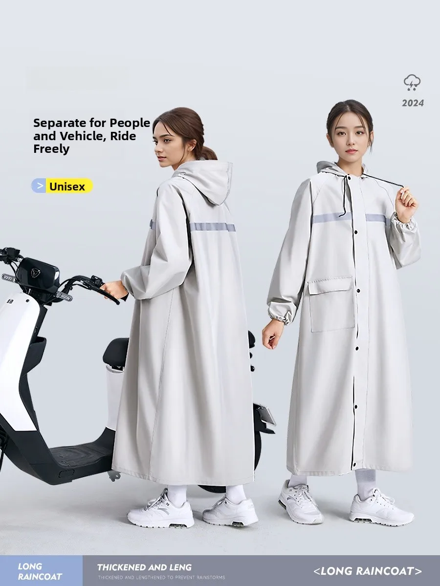 

Водонепроницаемый унисекс-дождевик-комбинезон для активного отдыха, велоспорта, мотоцикла, большой размер, из ткани Оксфорд, для взрослых