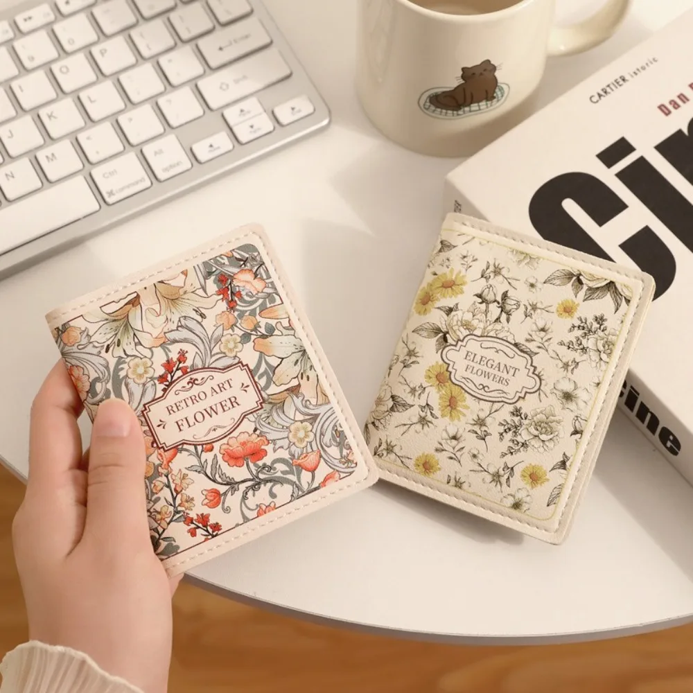 Monedero portátil de gran capacidad de cuero PU, Mini billeteras ligeras, tarjetero impermeable para mujer