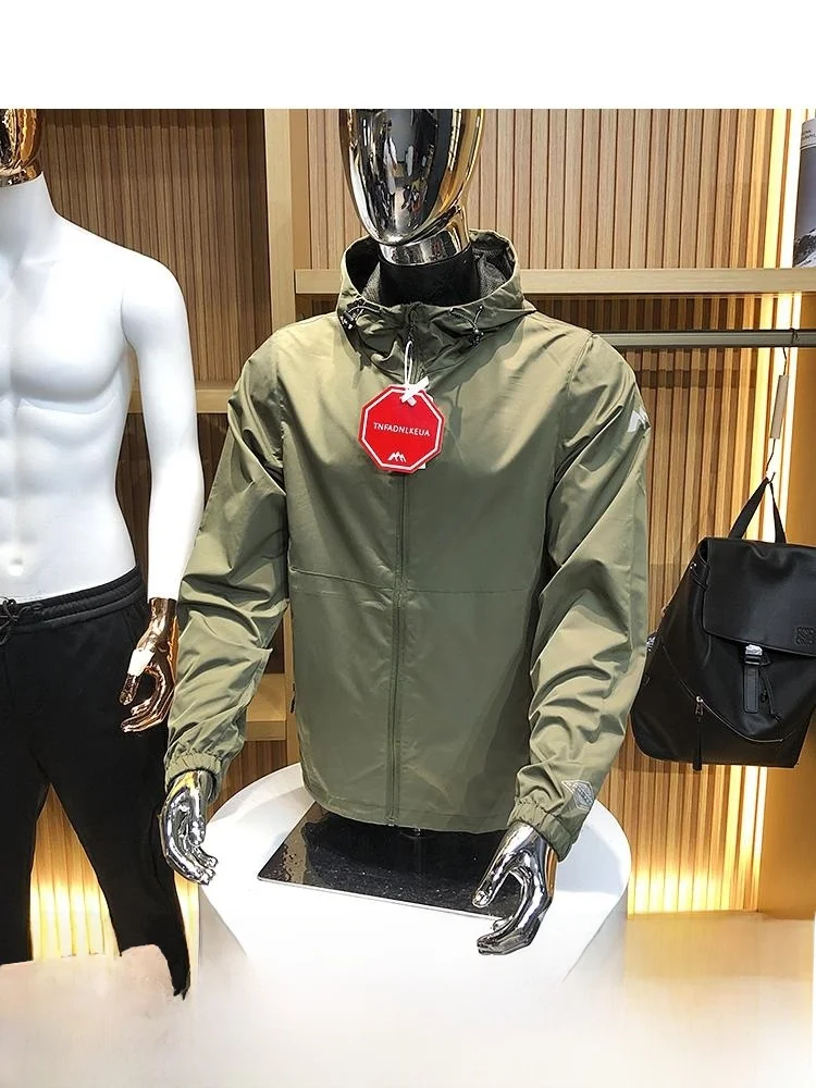 

Outdoor Mountain Series Ветрозащитный Водонепроницаемый Дышащий Повседневный свободный крой с капюшоном Jaet Youth Faion Осенняя подставка Sve