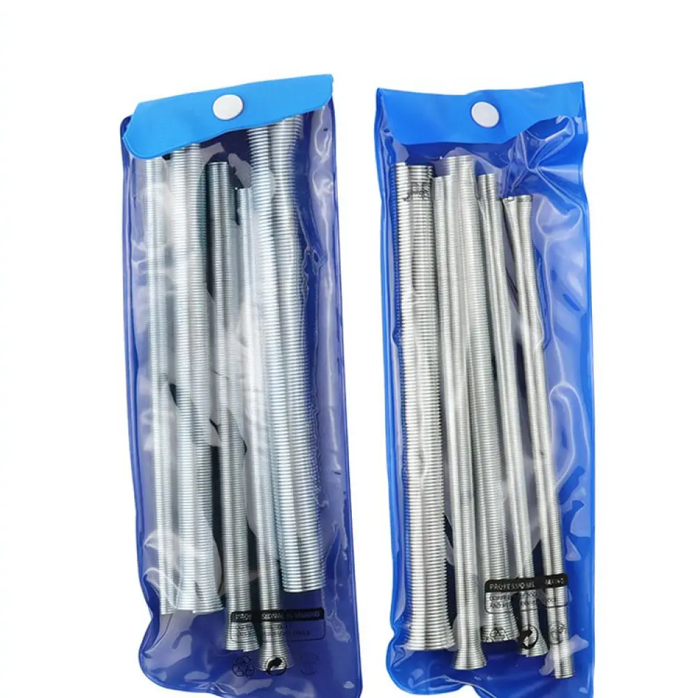 Manual Tubing Spring Bender For QST EXPRESS HVAC Repair Tool Flexible Steel Pipe Coil Expander Installation Equipment
