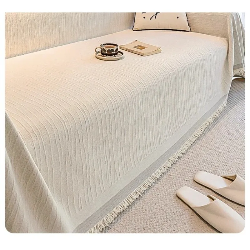 1PC Sofa Cover Thick Fabric Sofa Cushion Universal in All Seasons One-piece Home Textile Products Fashionable Minimalist Design