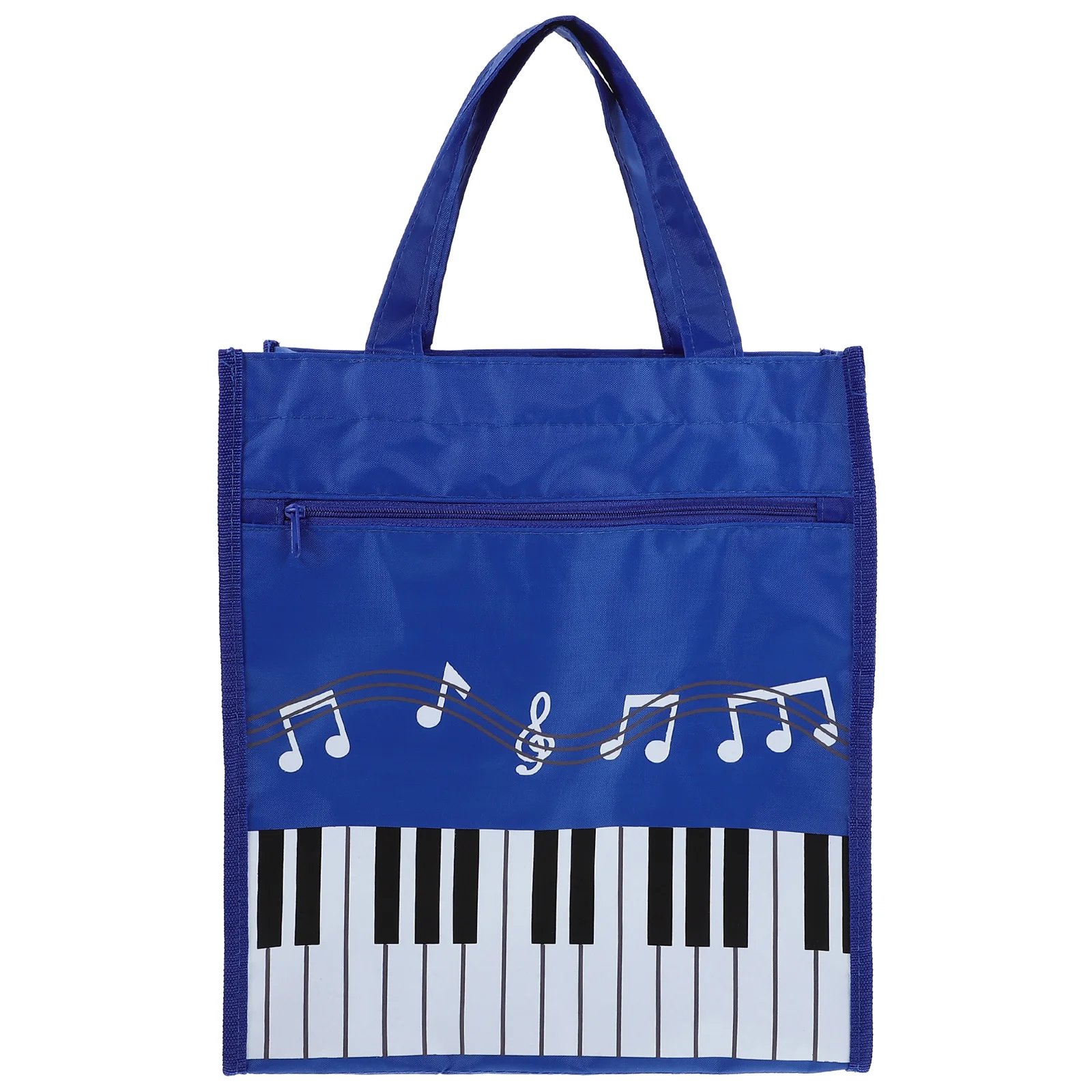 

Piano Music Bag Spacious Tote with Handle for Storing Books Keys Lightweight Portable Fashionable Student Teacher Essential