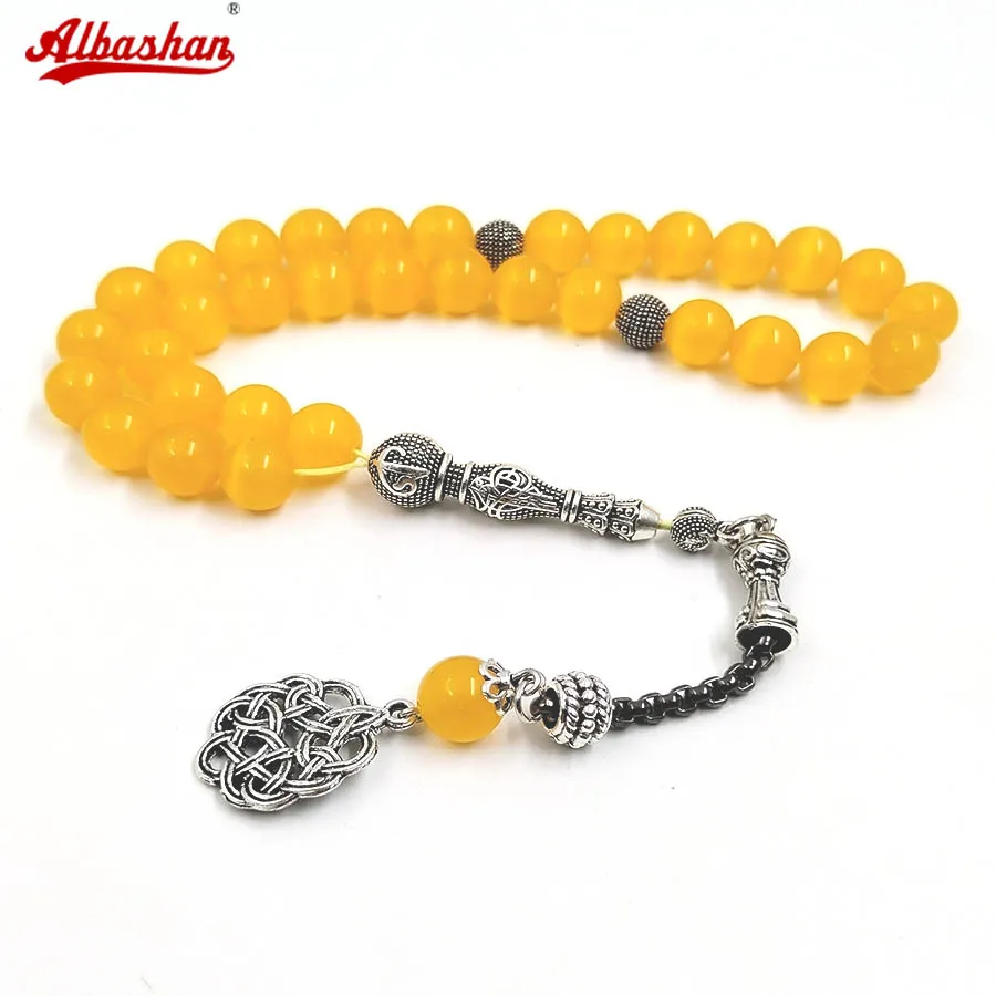 Cat's Eye Stone Beads Yellow Distinctive Beads and Muslim Bracelets Accessories Turkish Gift LR