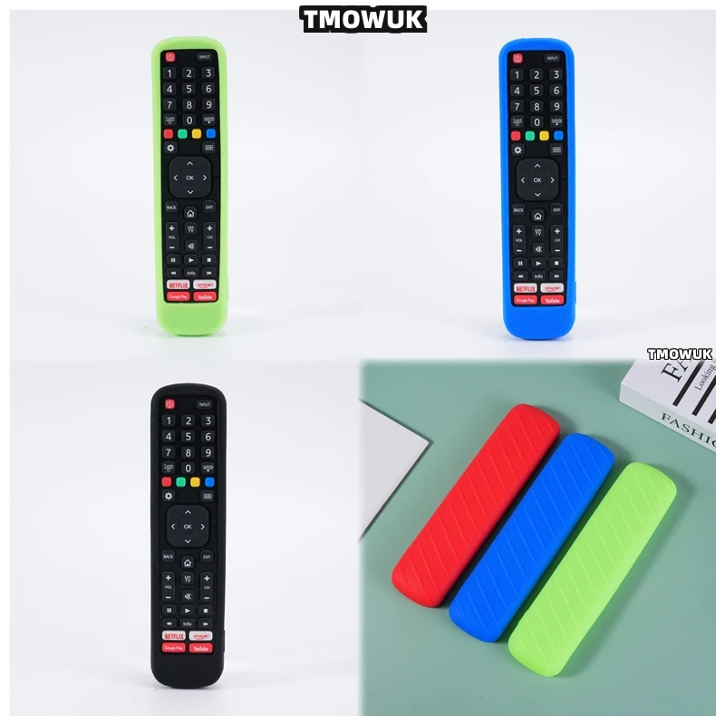 

For Hisense EN2BI27H EN2BF27H TV Remote Control Silicone Protective Cover Anti-drop Case Shockproof Anti-scratch
