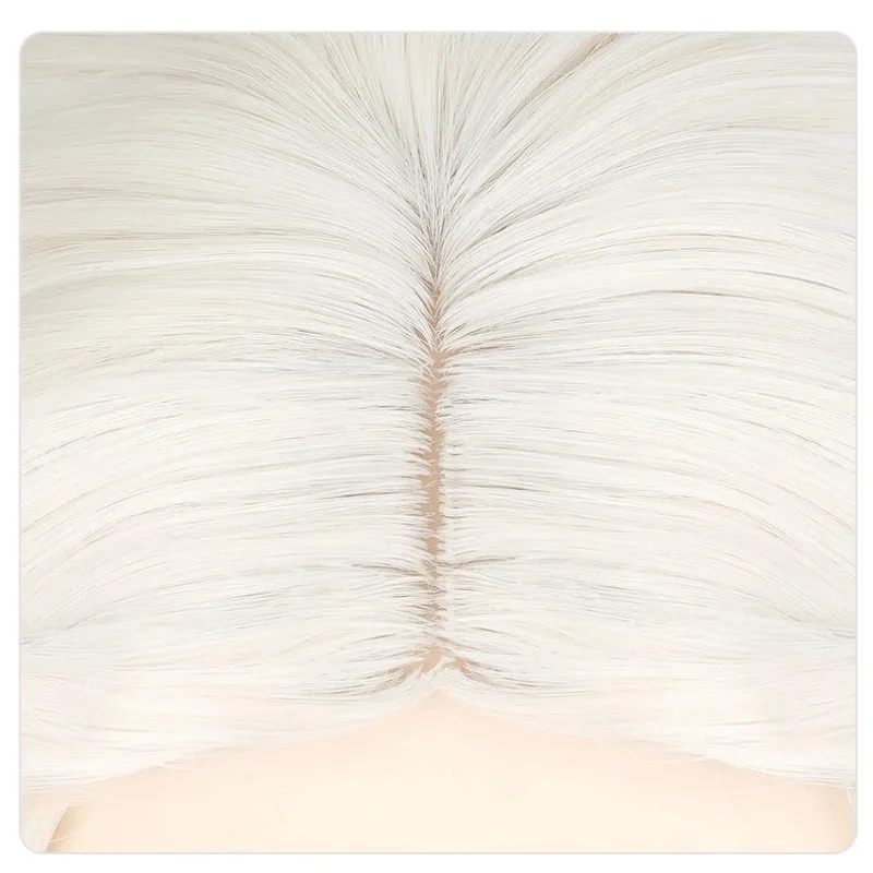 Weiße Königin Cosplay Perücke Halloween Alice im Wunderland 2-Spiegelabenteuer Lange lockige Perücke Anime Coser Süße Mädchenperücke Tägliche Party