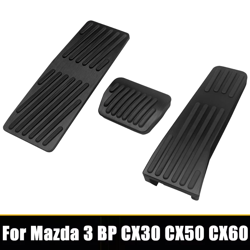 

For Mazda 3 BP CX-30 CX30 CX50 CX60 MX30 MX-30 2019 2020 2021 2022 2023 2024 Car Foot Rest Accelerator Brake Pedal Cover Pads