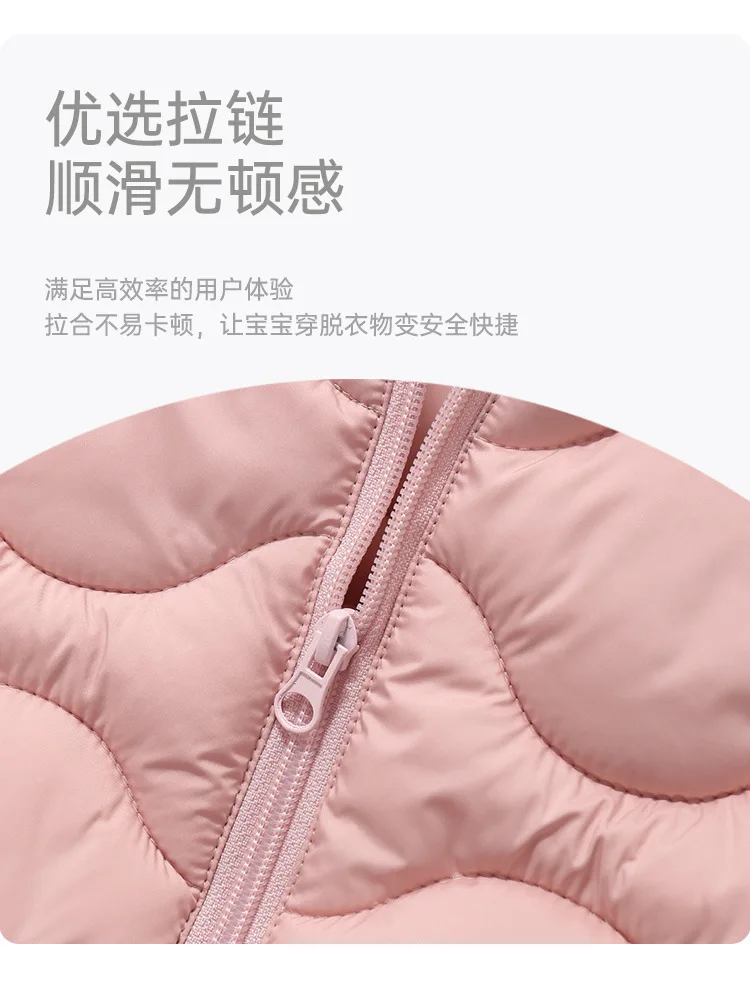 Winterjacke für Mädchen, gefütterte Brotjacke, Kapuzenjacke für Jungen, weiche, bequeme Streetwear für Kinder, Alltagskleidung für die Schule, lässige Kinderbekleidung. – Detail 5