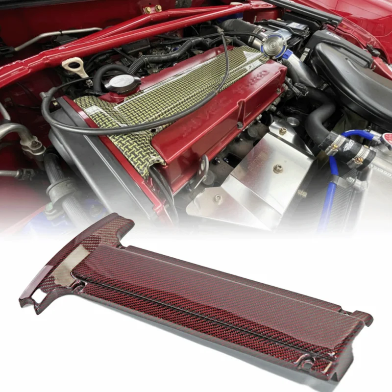 

9 Mivec Engine Carbon Fiber Red Plug Cover