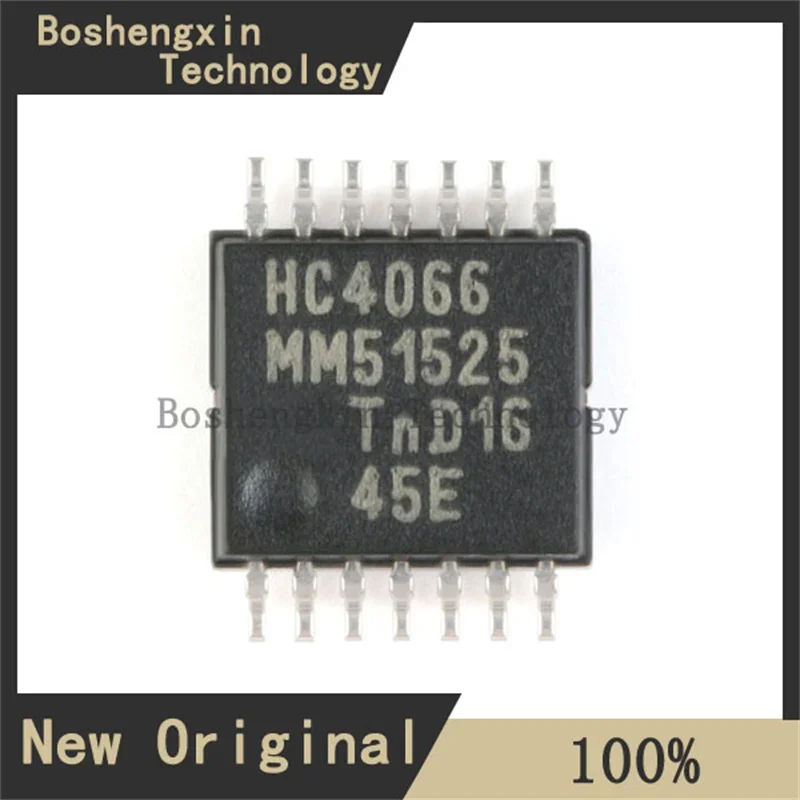 10Pcs 74HC4066PW TSSOP14 analog switch chip logic ic  74HC4066PW