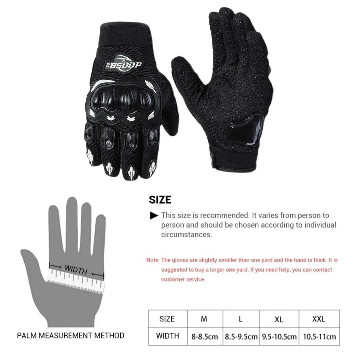 Motorcycle gloves, bicycle off-road vehicles, outdoor riding gloves, touch screen gloves, waterproof and anti-fall riding gloves