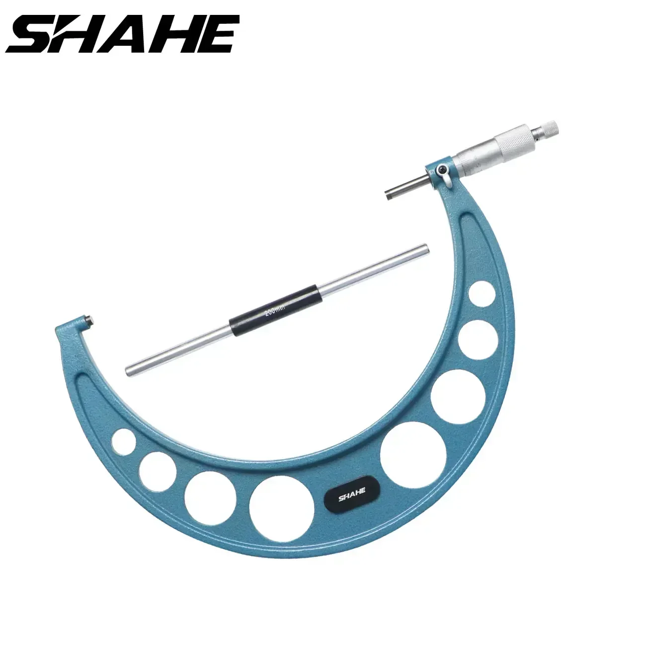 

SHAHE 200-225mm Outside Micrometer Accurate Carbide Ratchet Handle Precision Machinist Tool with Carbide Tip