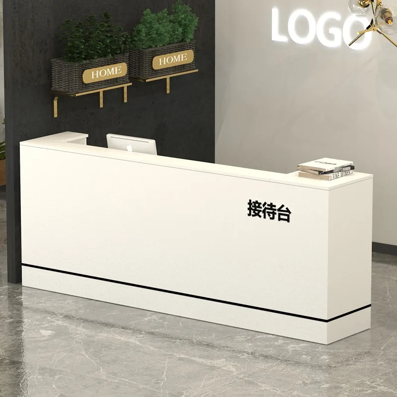 

Decorations Display Reception Desk Counter Simple Office Reception Desks Modern Simple Salon Recepcion Desk Commercial Furniture