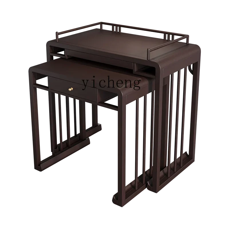

Tqh Simple Altar Table Set Chinese Style a Long Narrow Table Buddha Shrine God of Wealth Altar Incense Burner Table