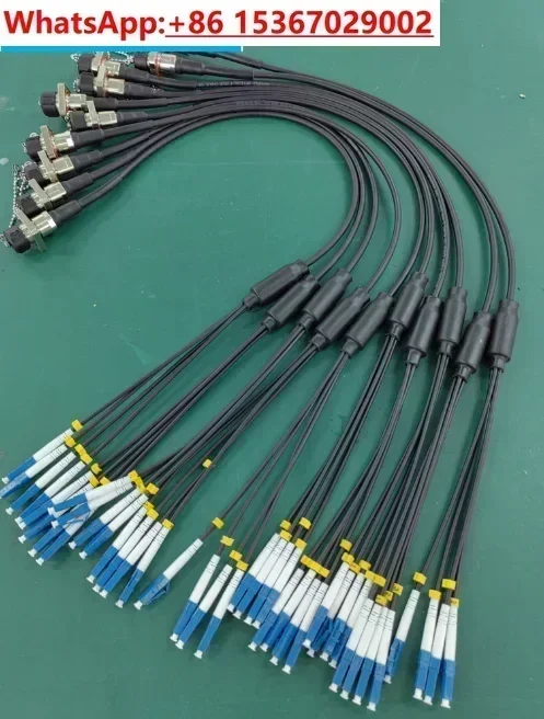 

ODC fiber optic jumper adapter LC single-mode 4-core TPU performance live broadcast film and television LED large screen