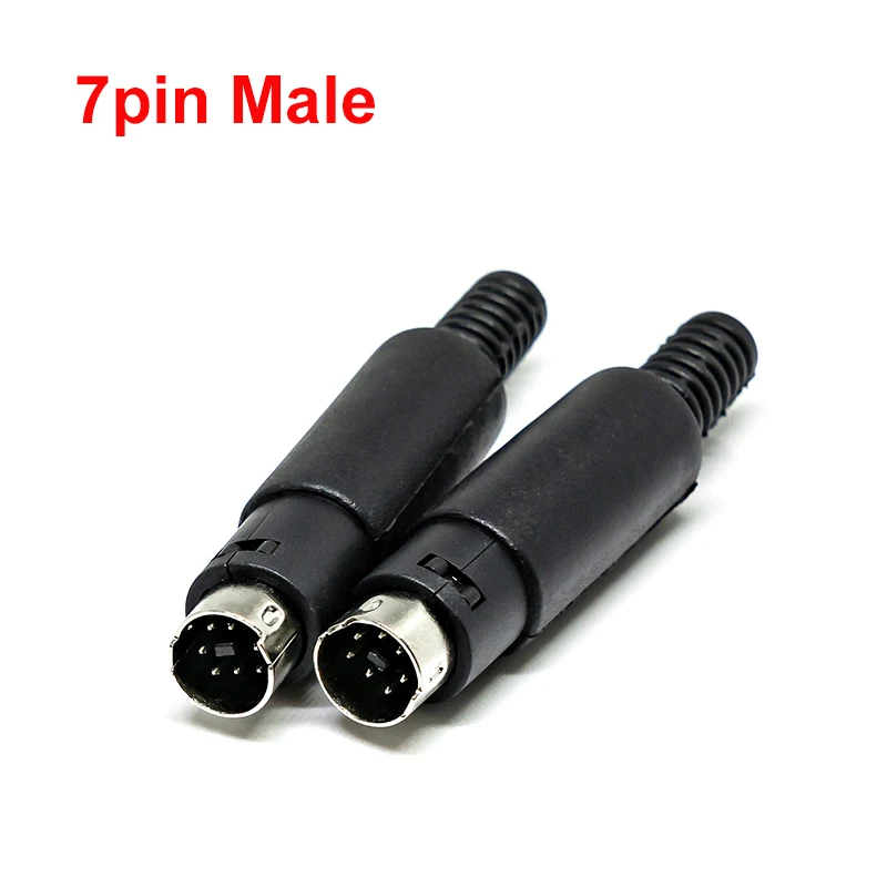 2PCS Mini DIN Stecker 3/4/5/6/7/8 PIN Chassis Kabel Montieren Männlich Weiblich Buchse 3-8Pin Schweißen Draht S Terminal Mini PS2 Stecker – Detail 6