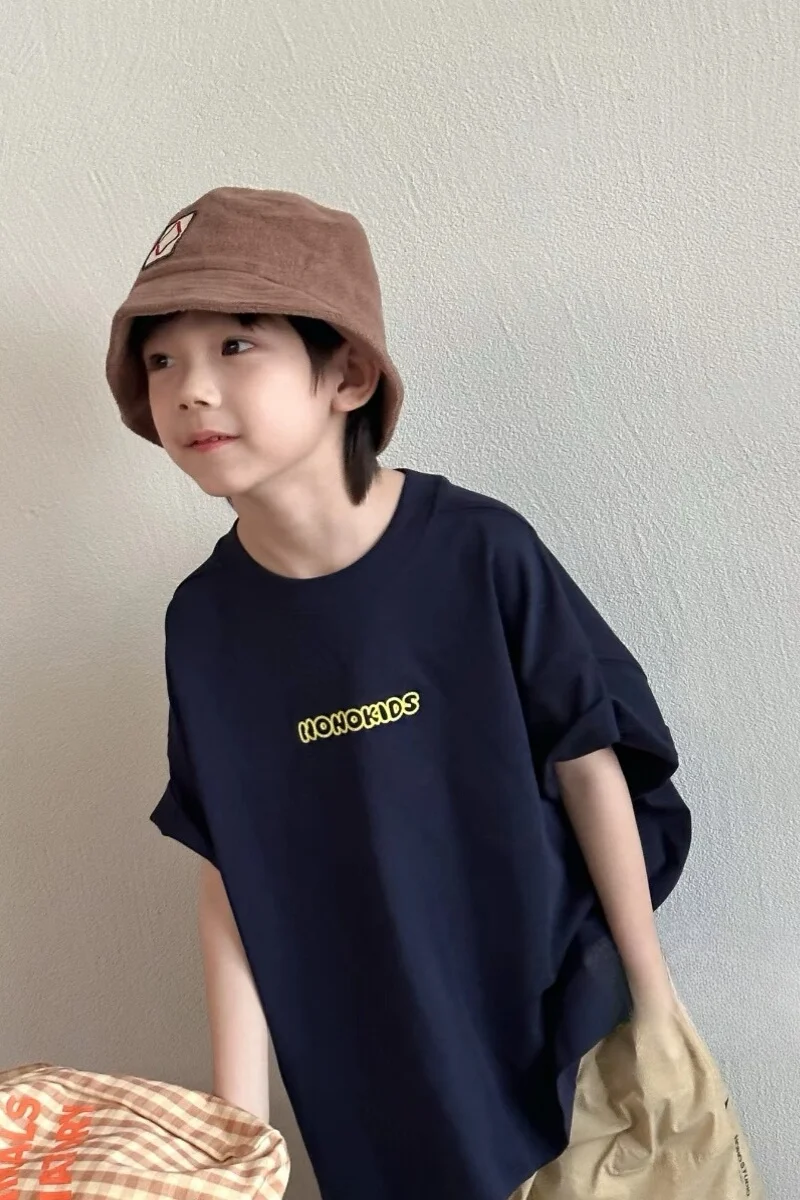 

2024 Summer Hot Sale Children's Clothing Funny Print Kids Clothes Boys Short Sleeve T-shirt High Quality Cotton Tops Tee Shirts
