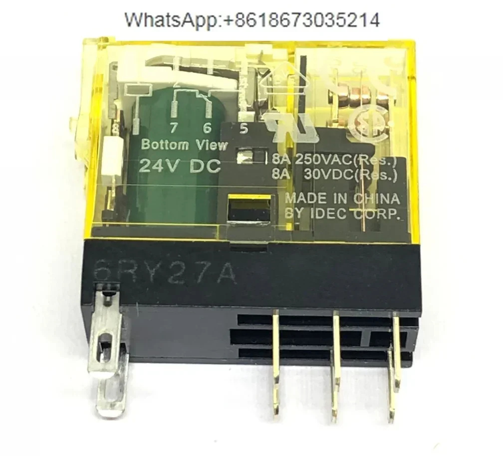 

RJ1S-CL-A220 5-контактное реле с подсветкой RJ2S-CL-A220 8-контактное AC220V