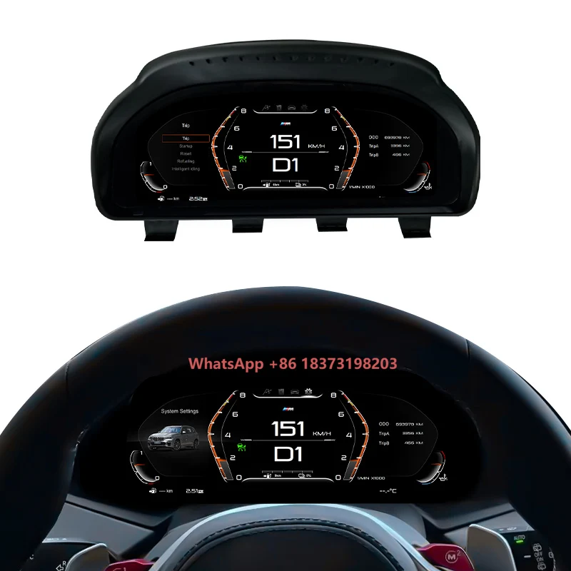 

Smart Car Digital Instrument LCD Dashboard Speedometer for BMW X5 X6 F15 F16 E70 E71 2006-2018 LINUX System Digital Cluster