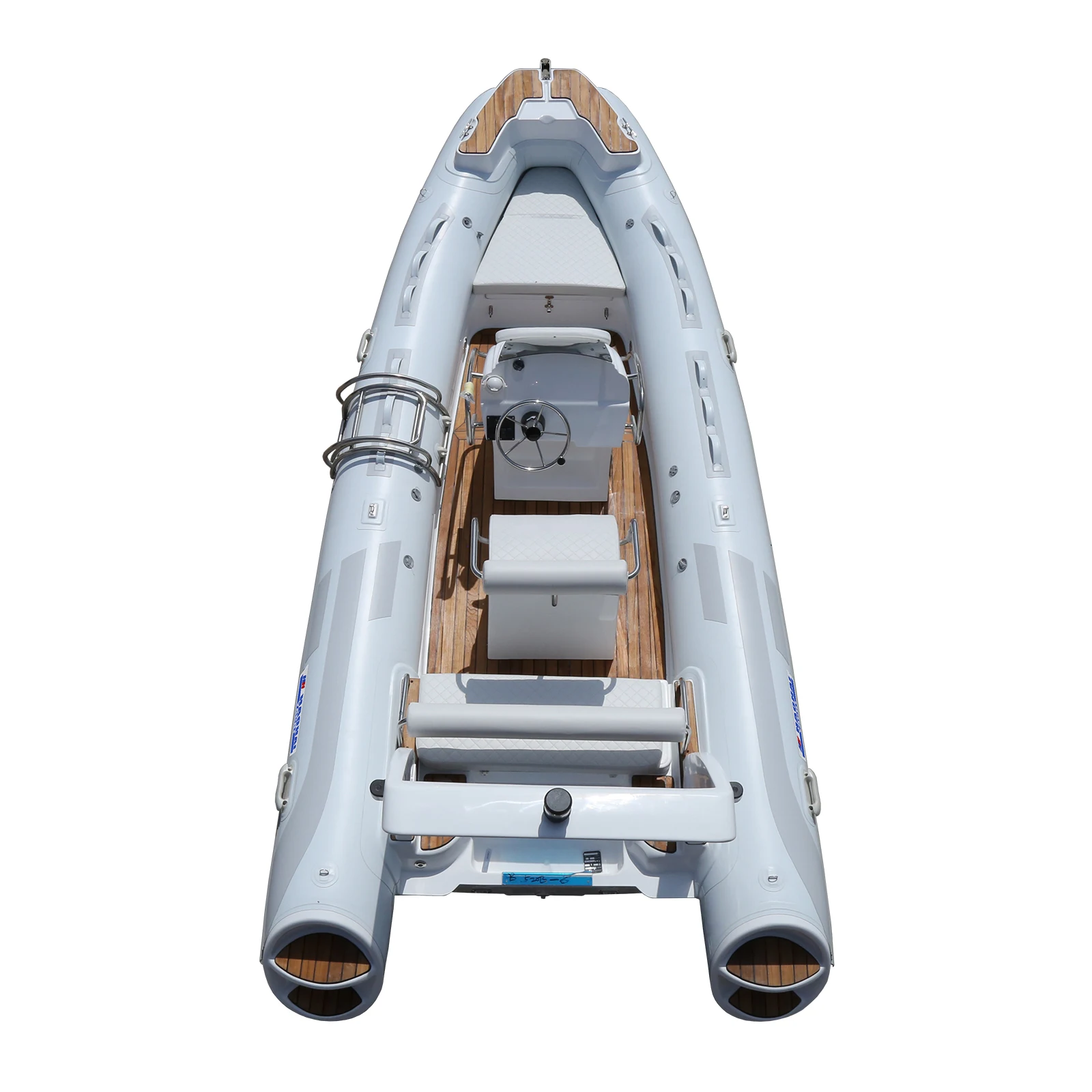 17ft 5.2m High-Speed Hypalon Rigid Inflatable Boats For Sports Drifting Rowing Fishing Diving Outboard Motor Included Sale