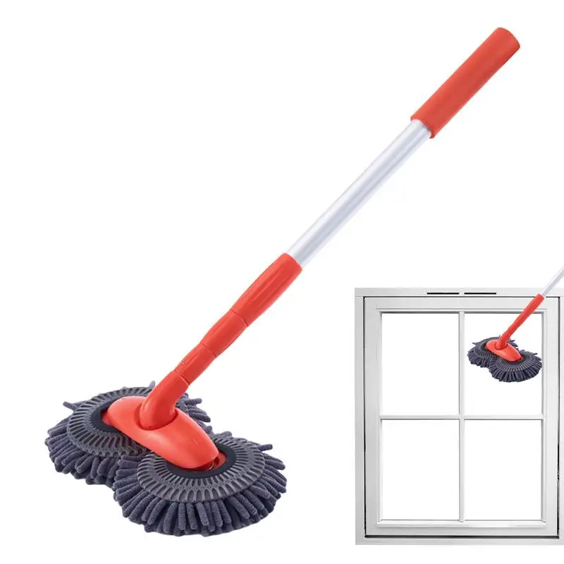 

Car Wash Mop Rotating Car Wash Mop RotatingCar Wash Brush Chenille Microfiber Mop Retractable Car Detailing Mop