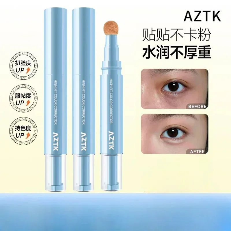 Aztk Concealer Pen Foundation Hydraterende Gezichtsconcealer Stick Wijzigen Huidskleur Cover Acne Vlekken Donkere Kringen Blijvende Make-Up