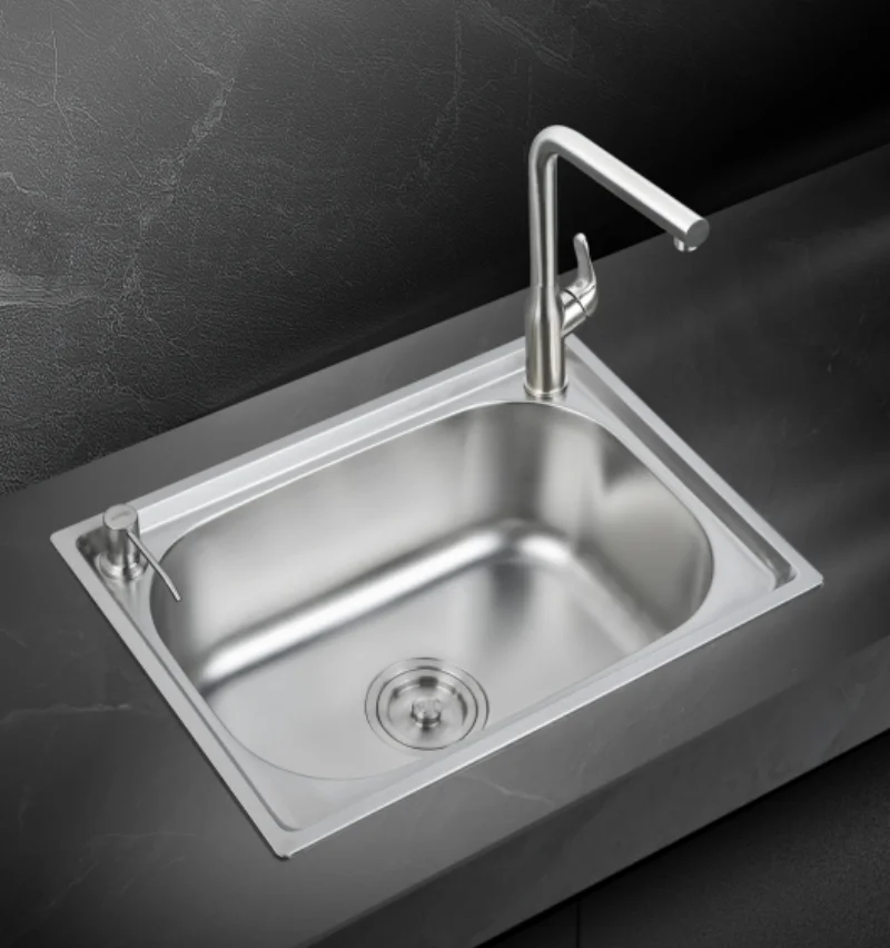 2023 Cheap Single Bowl  project engineering  Sink Modern Small ss Sink Kitchen Sinks