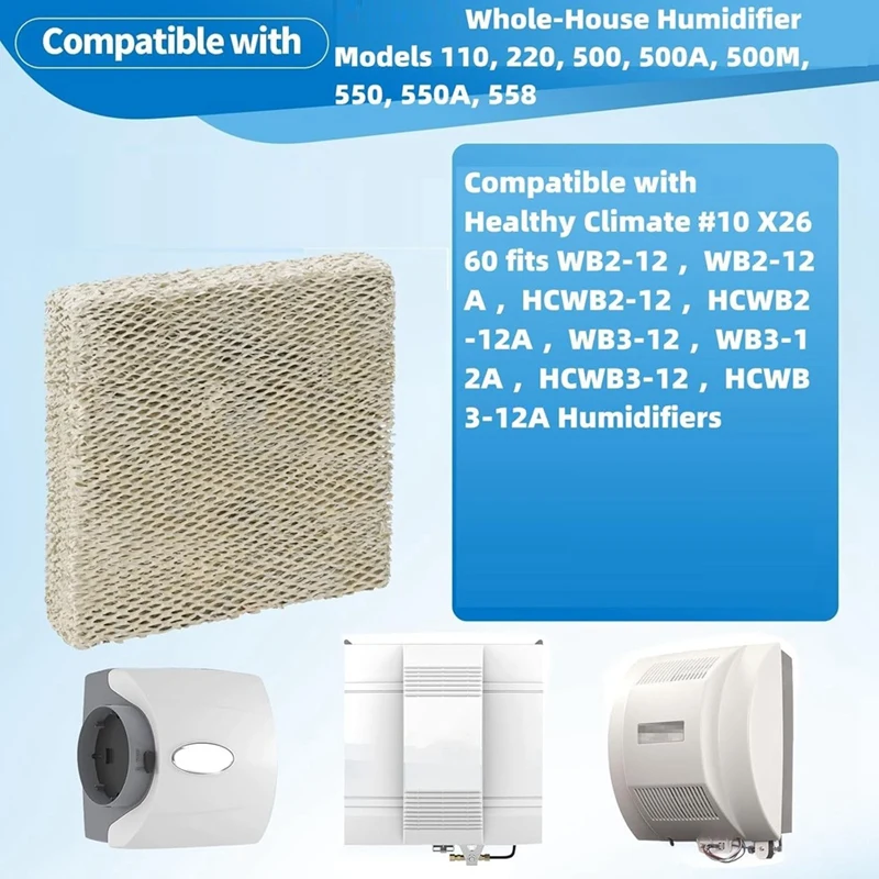 Water Panel Humidifier Replacement Filter For Aprilaire Humidifier Models 110, 220, 500, 500A, 500M, 550, 550A, 558