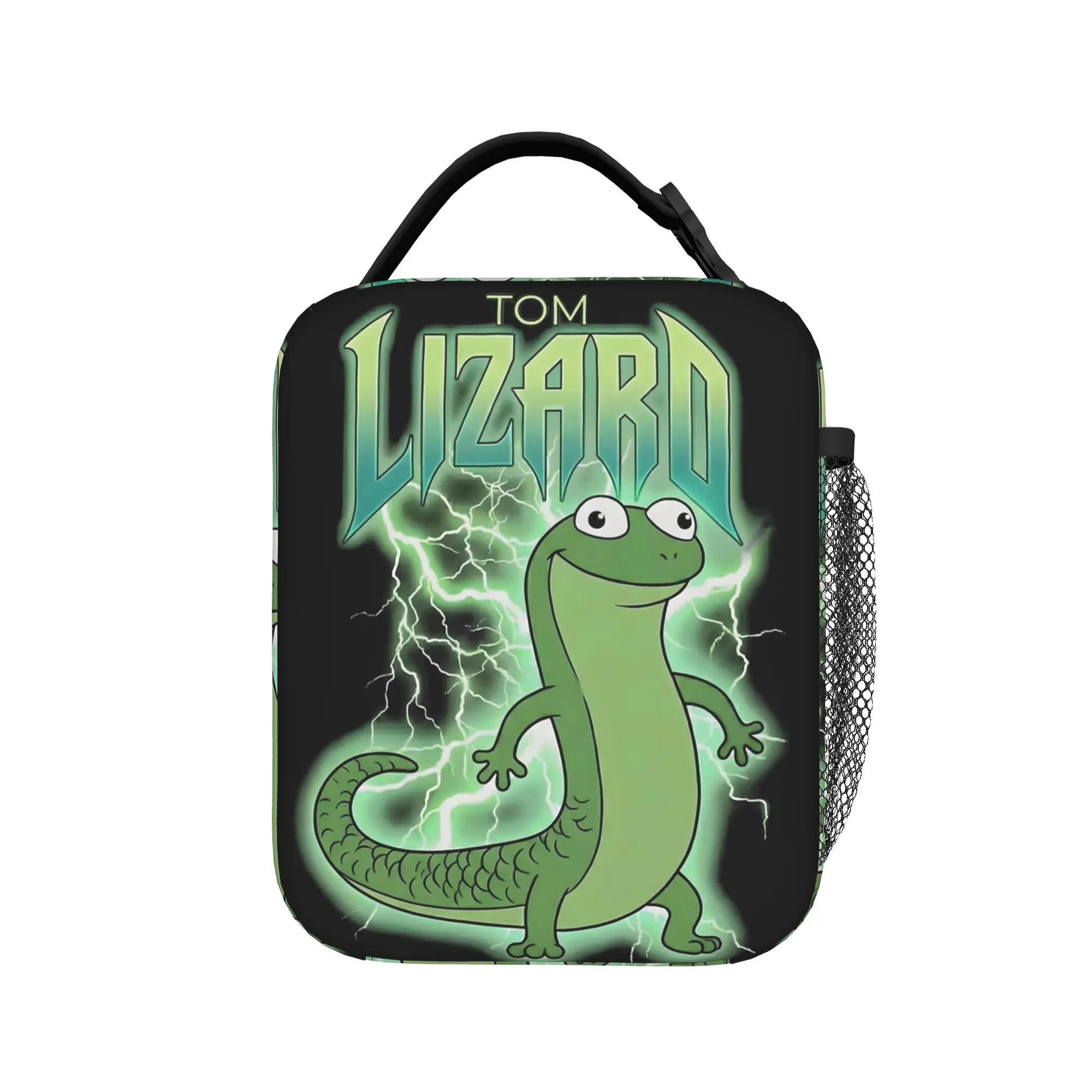 Tom Lizard Meme Movie Insulated Lunch Bag Thermal Bag Reusable,Lunch Container Hoppers Leakproof Tote Lunch Box Bento Pouch