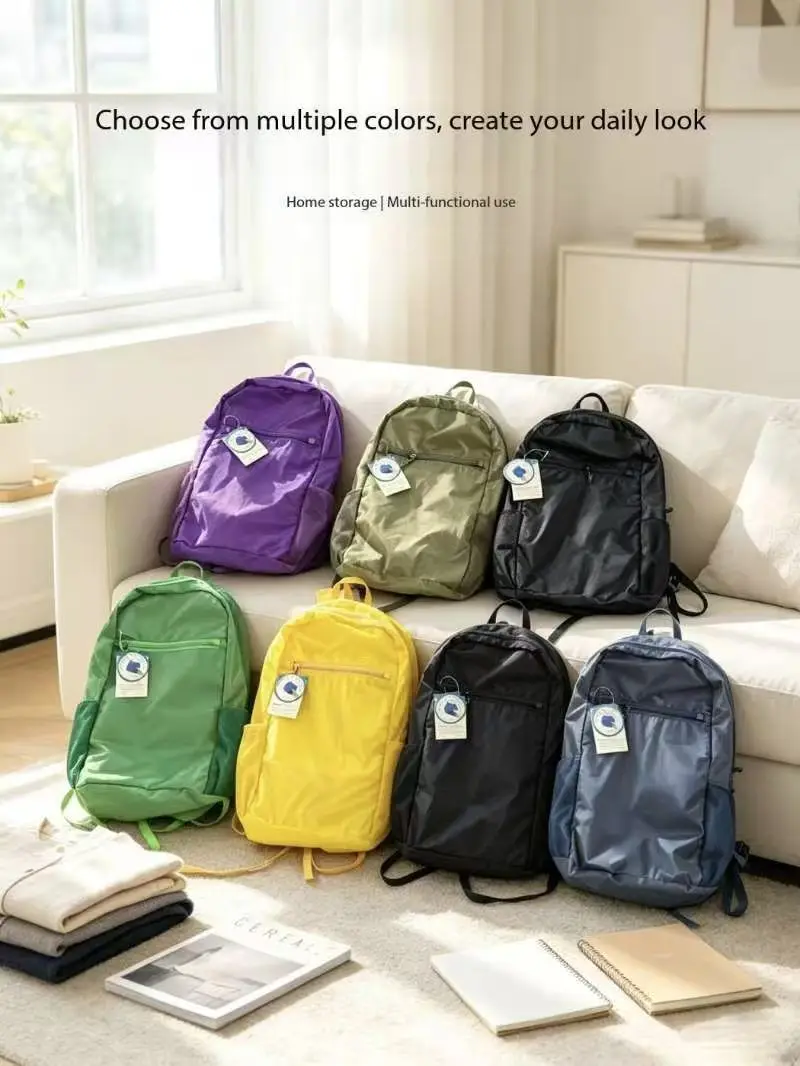 Mont-Bell lightweight 15L Outdoor Sports Commuting Backpack, Waterproof Nylon Casual Travel Bag
