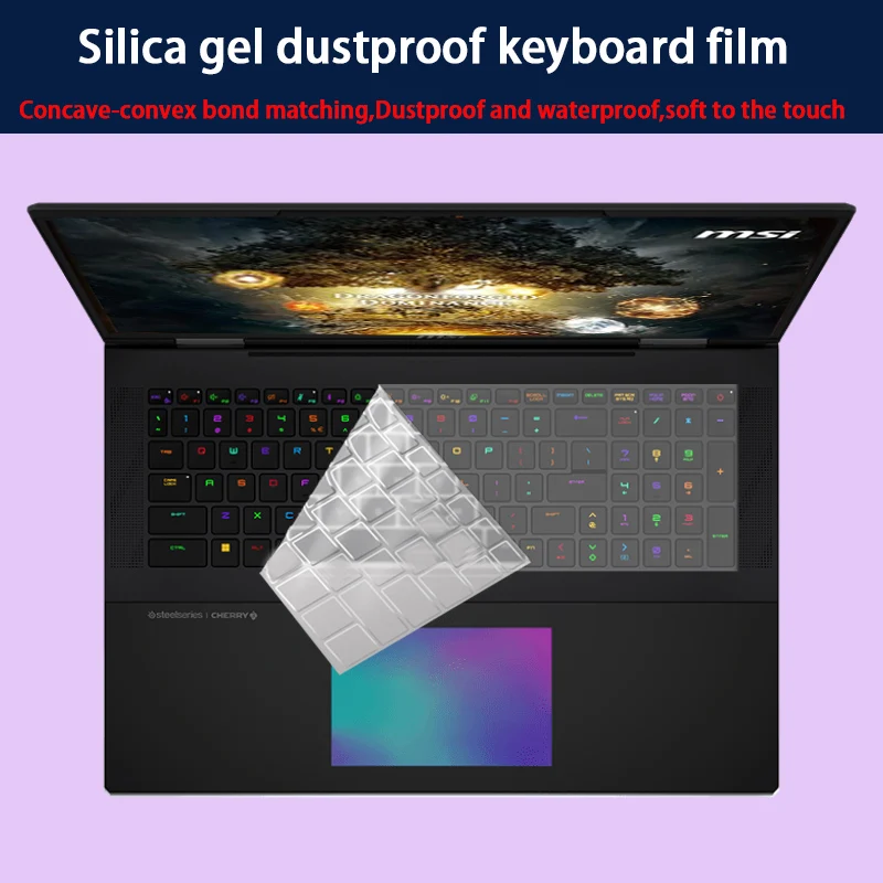 For MSI Titan18 HX Dragon Edition NORSEMYTH Keyboard Film Titan 18 HX A2XW Laptop Screen Film HD Blue Light Protection Film