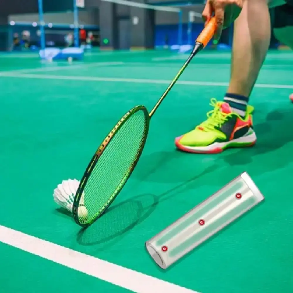Magnetic Shuttlecocks Storage Tube Barrel Transparent Badminton Cylinder Durable Shoulder Strap Badminton Balls Holder