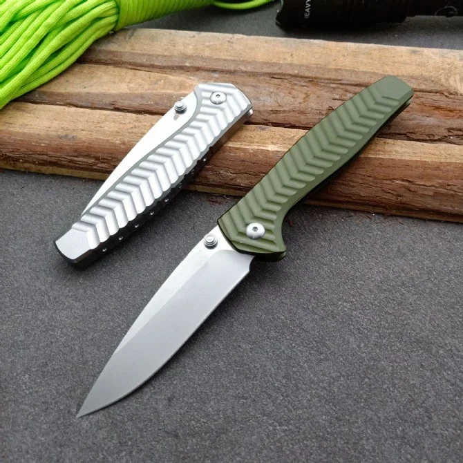 

D2 Blade Aluminum Handle BM 781 Folding Knife Outdoor Camping Self Defense Safety Pocket Knives EDC Tool