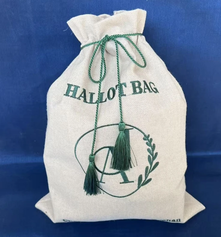 Custom Prototype Kosher Wedding Blanket with Embroidery and Round Navy Blue Hemming Exclusive Custom Print Hats & Caps Product