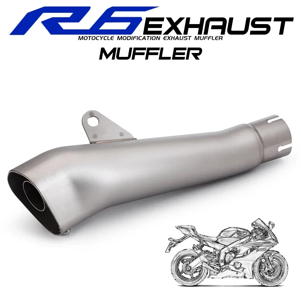 

High Quality Universal Muffler Motorcycle Muffler Exhaust Pipe Modified Universal muffler R6 Jiu