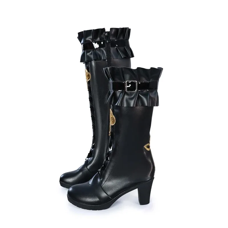 

CyGame Honkai Star Rail The Herta Cosplay Shoes Boots Herta Role Play Shoes For Halloween Carnival Prop Adult Women Men
