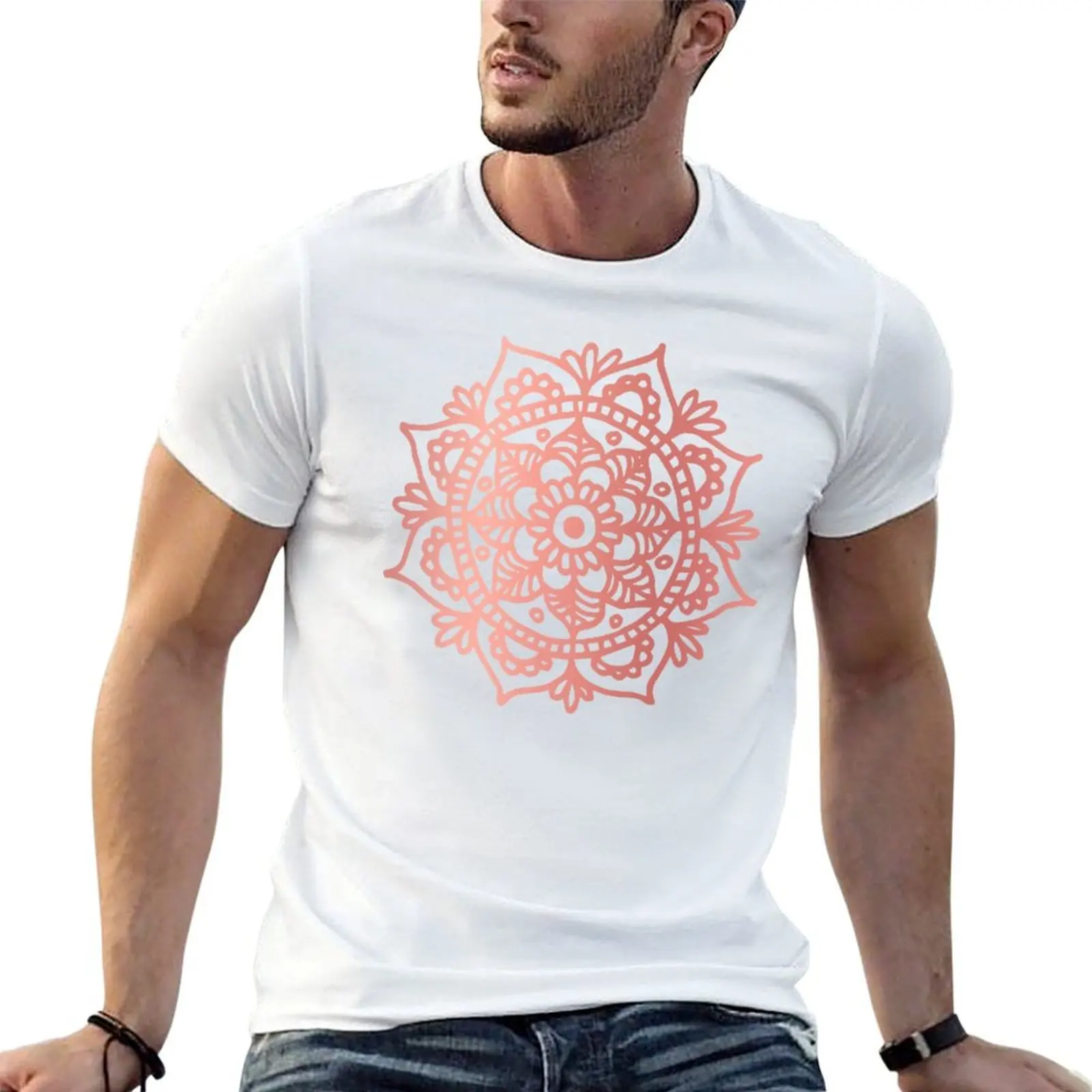 

Rose Gold Mandala New 2020 T-Shirt t shirts for man graphic vintage man t shirts for men casual T-Shirt