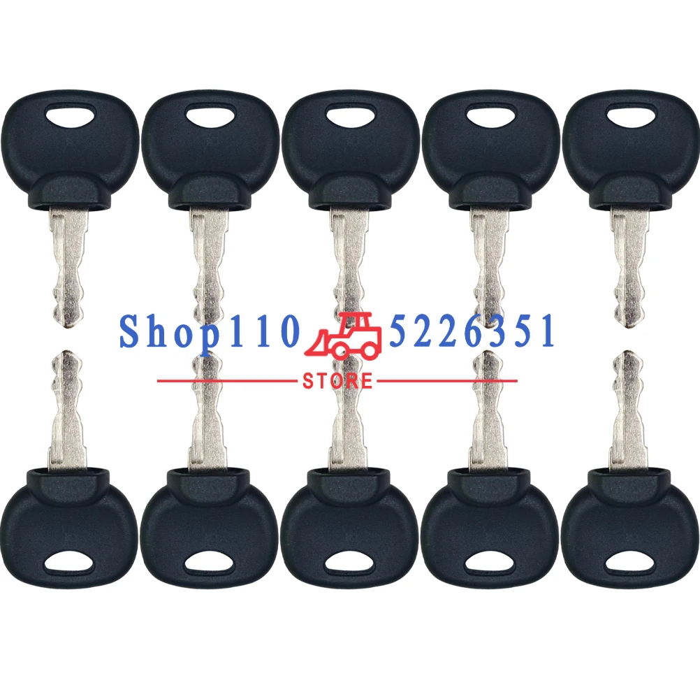 10/5/2/1PCS 14607 key 14707 Ignition For Wacker Neuson Bomag Hatz Manitou Tractor Excavator Heavy Equipment