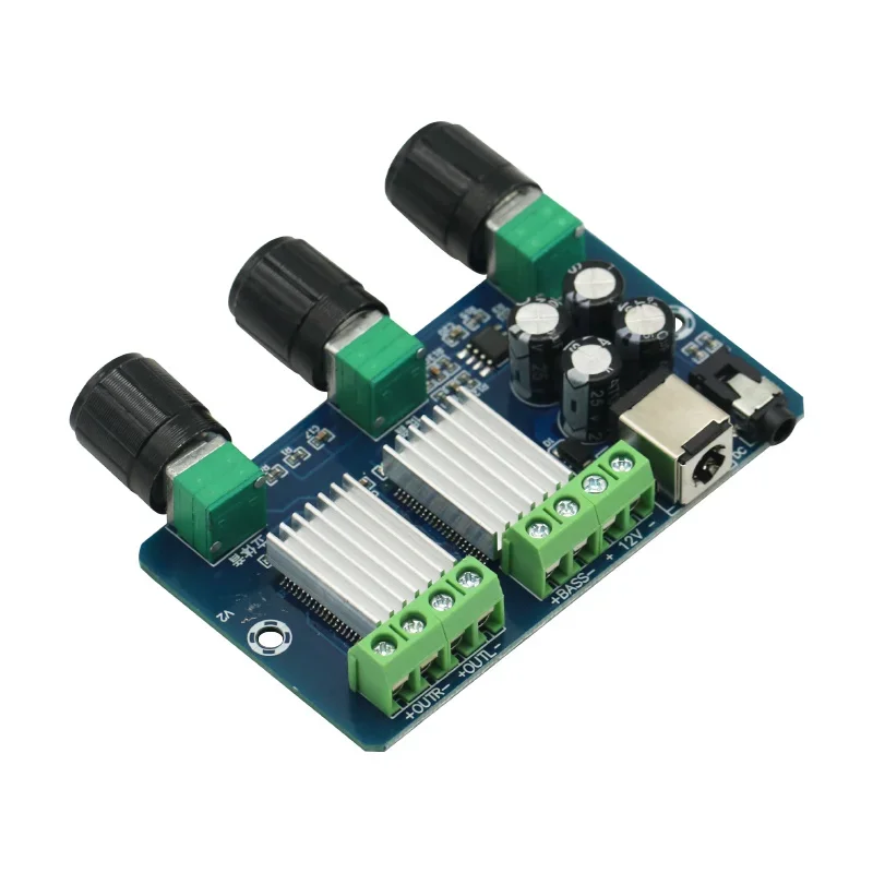 DC12V 2*15W+30W Digital Power Amplifier 2.1 Channel with Tuning HD Sound Quality Audio Digital Sound Amplifier Board NEW