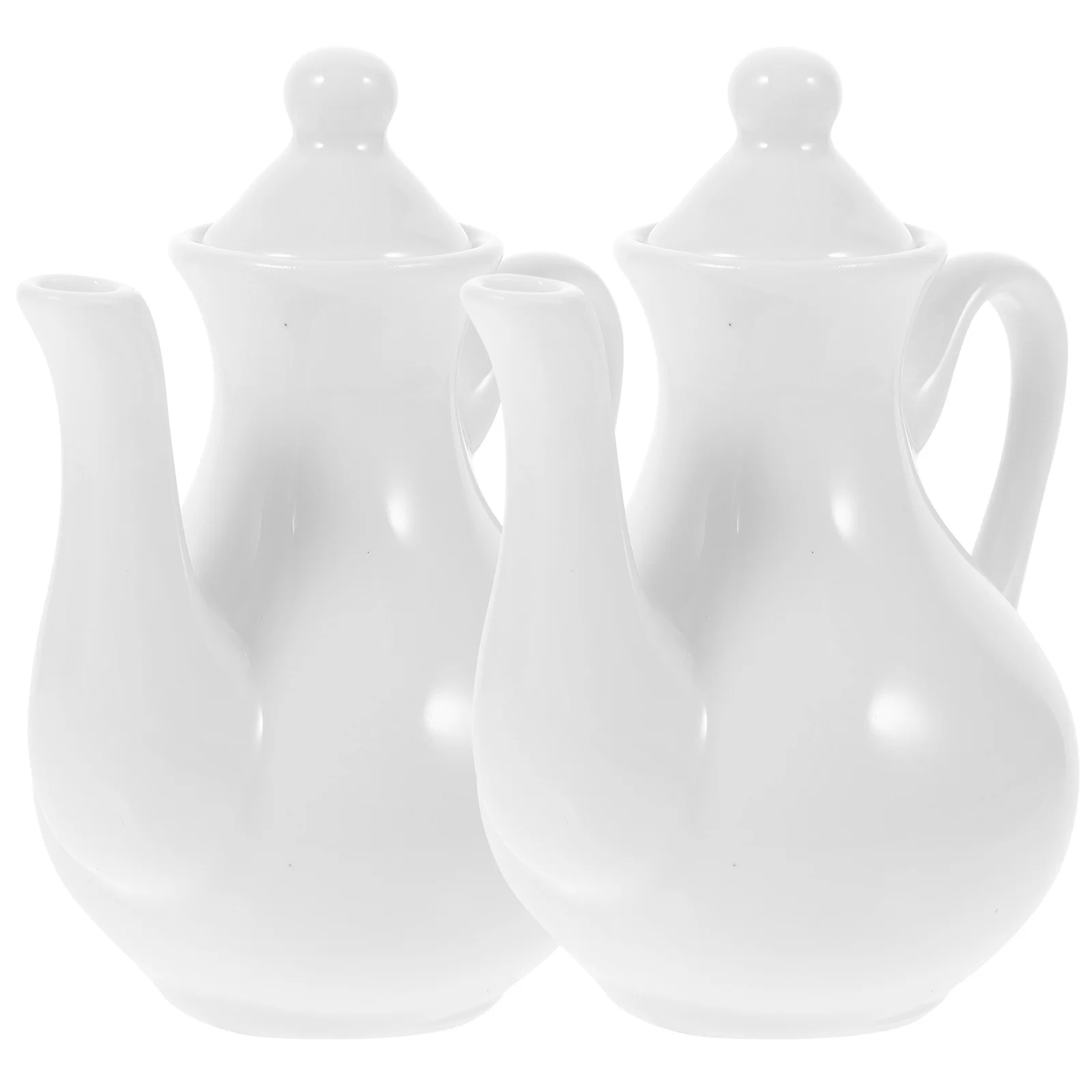 

2Pcs Pure White Sauce Bottle Multi-Function Seasoning Dispenser Elegant Kitchen Supply Home Bar Cafe Hotel Restaurant Use