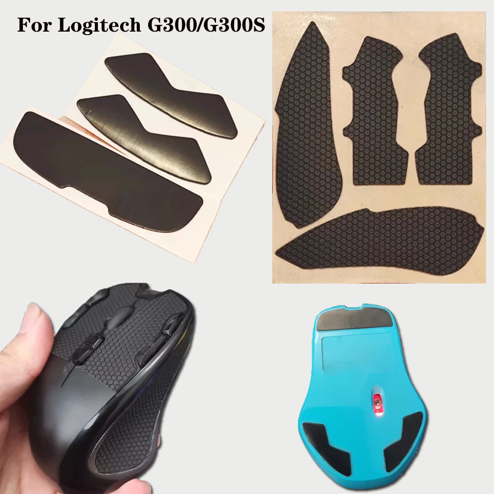 

Black Mouse Feet Pads Mats For Logitech G300/G300S Mouse Foot Pad Foot Stickers Non-slip Sticker Mouse Accessories