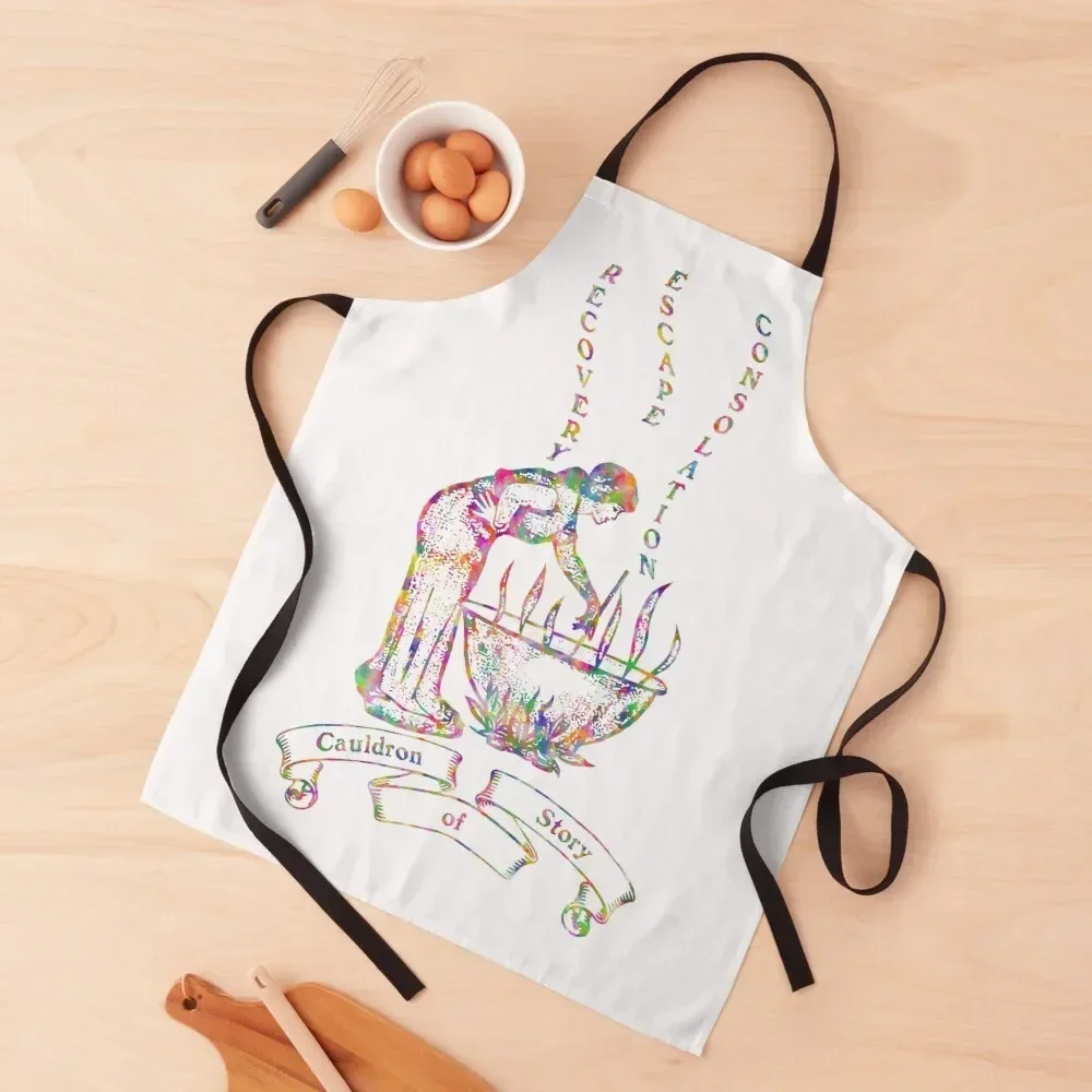 

Cauldron of Story Apron Waterproof women Kitchen Special Accessories christmas kitchen cloths Womens Dresses Apron