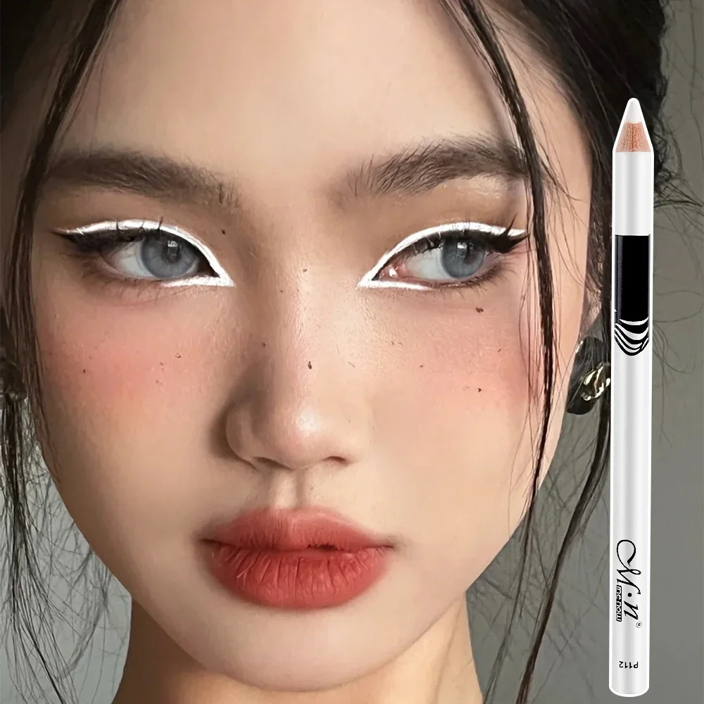 1PC Waterproof White Eyeliner Pen Makeup Smooth Easy To Wear Eye Brightener No Blooming Lasting Eyesliner Pencil Eye Makeup Tool