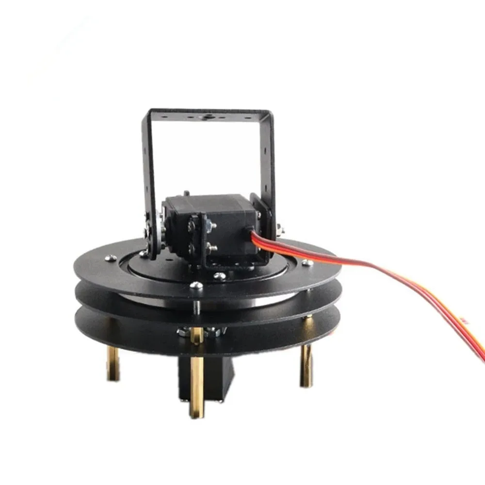 2 DOF แขนหุ่นยนต์พวงมาลัยเกียร์หุ่นยนต์ Manipulator Servo Turntable ฐานกรอบแขนหุ่นยนต์ฐานของเล่น