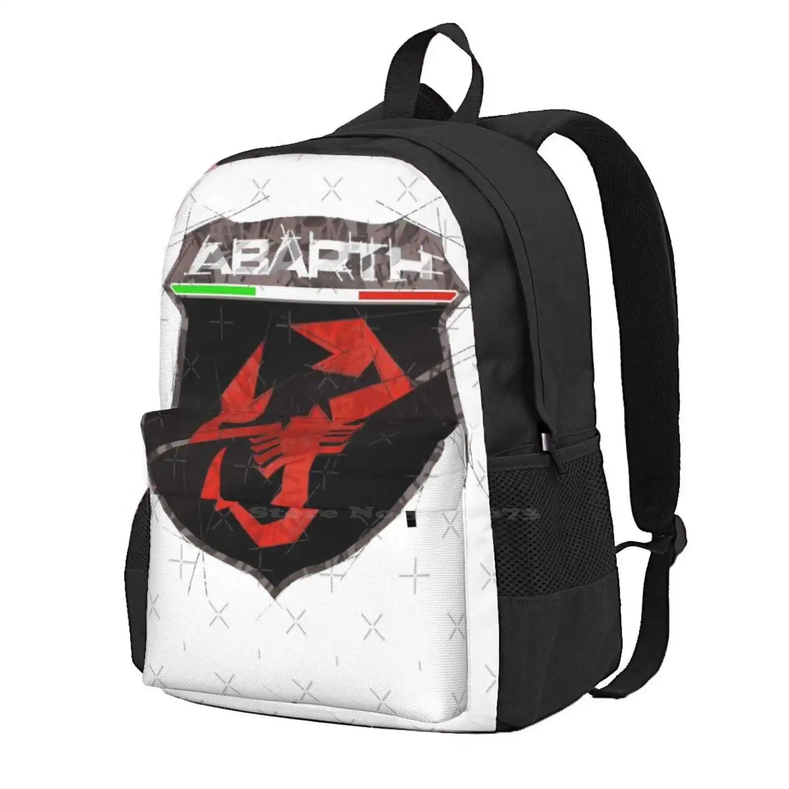 Abarthlogo School Bags For Teenage Girls Laptop Travel Bags Abarth