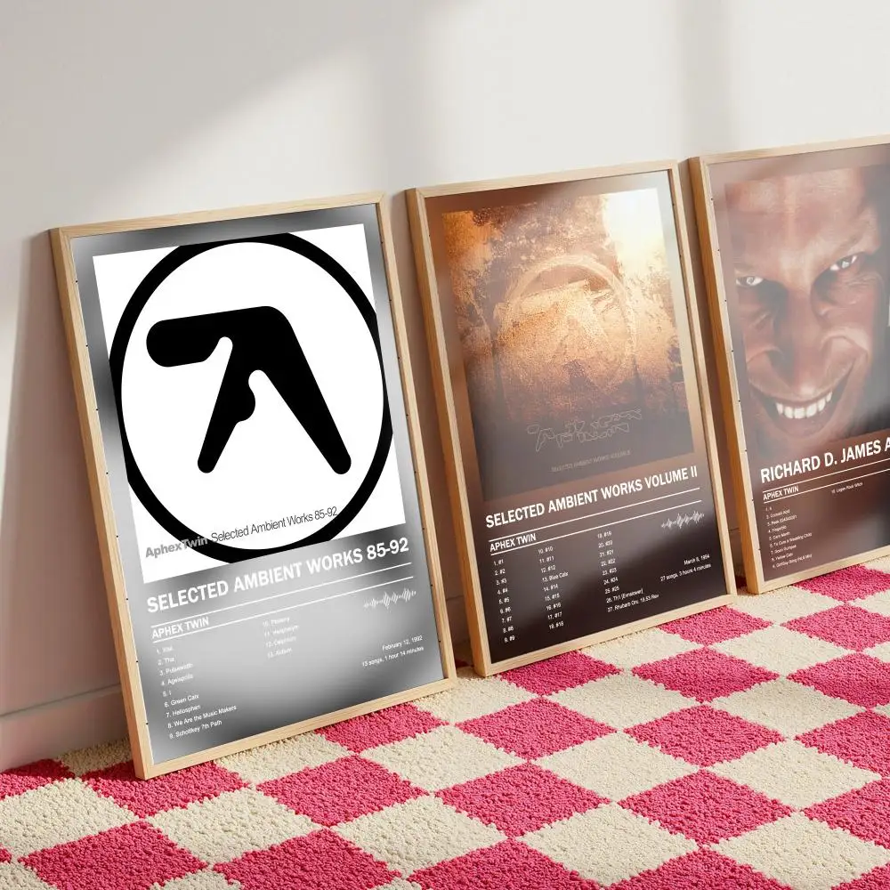 Poster Music Album Cover For Room Canvas Painting Print Art Home Wall Decor Picture Gift A-Aphexs Twin