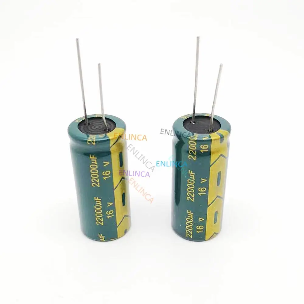 2pcs/lot high frequency low impedance high quality 16V 22000UF 18*40  aluminum electrolytic capacitor 22000uf 16v 20%