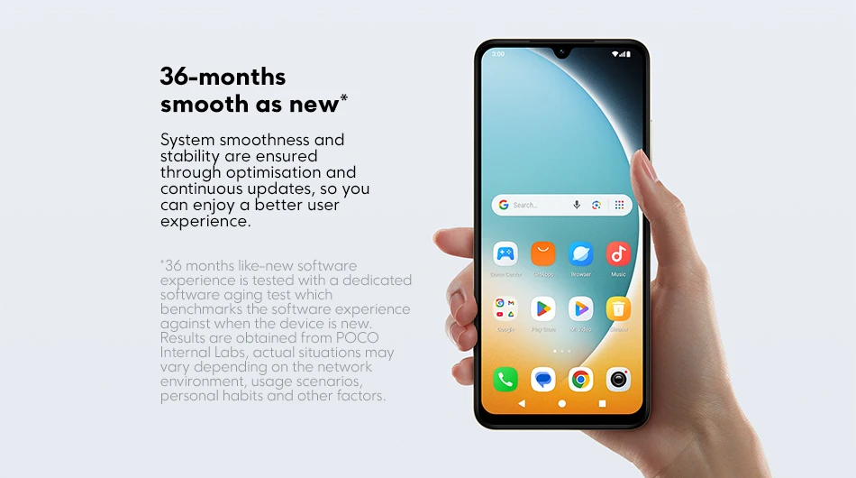 Global Version POCO C71 UNISOC T7250 processor 32MP AI dual camera Immersive 6.88” display 15W fast charging AI face unlock