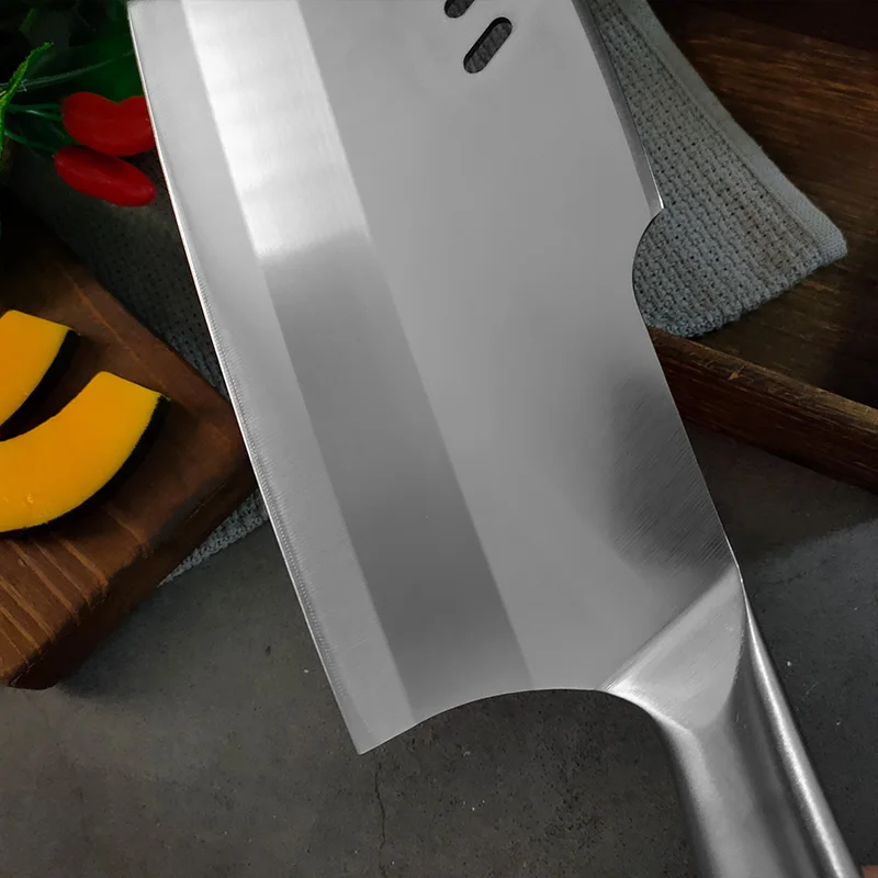 Multifunktionales Axtmesser, Edelstahl, Schlachtung, Metzgermesser, Knochenzerkleinerermesser, Kochmesser für harte Lebensmittelverarbeitung – Detail 18