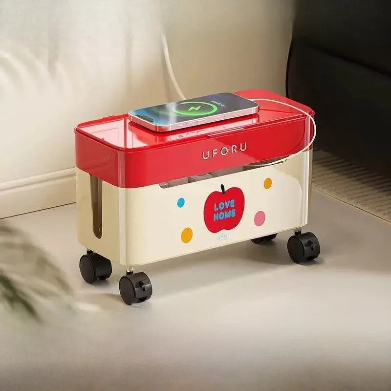 Living Room Multi-Function Power Cord Organizer Box Portable Data Cable Storage Box TV Wall Mount Cord Concealer Box